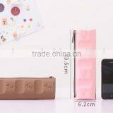Hot Sales Fashion Chocolate Silicone Rubber Pencil Case thumbnail-3