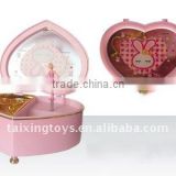 Kids music box with swan lake girl ,jewellery box