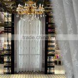 Home Decor Luxury Tulle Fabric Curtain Embroidery Roman Blinds thumbnail-2