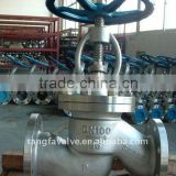 PN10 cast steel flange bellow globe valve