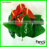 Hot Sale 18 Heads Anthurium Artificial Flowers ,factory Direct Artificial Flowers