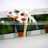 3pcs packing watermelon shape scented fruit candle