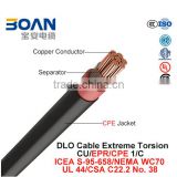 Dlo Cable Extreme Torsion 600-2000 V 1/C Cu/Epr/CPE ICEA S-95-658/NEMA WC70/UL