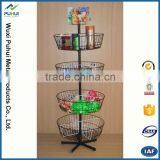 China Supplier Wire Spinning Display Rack Shelf