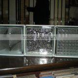190*190*80mm Decorative Hollow Green Cloudy Block Glass /colored Block Glass With Best Price thumbnail-4