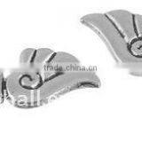 Tibetan Style Beads, Lead Free and Nickel Free, Wing, Antique Silver, 14x44x4mm, Hole: 1.5mm(TIBEB-A101523-AS-FF) thumbnail-1