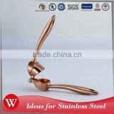 Copper Coating Zinc Alloy Kitchen Tool Garlic Mincer Garlic Press