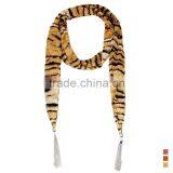 2015 Fashion Lady Design Tiger Print Scarf