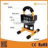 H01 10w 6led Led Flood Light Outdoor Rechargeable Searchlight Caving Led Camping Lighting thumbnail-1