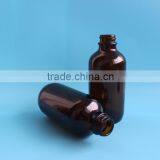High Quality Wholesale Large Round Shoulder Boston Look Transparent Glass Bottle Quality Choice