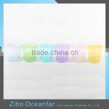 High Quality Colored Candle Cup Holder Round Bulk Glass Votive Candle Holders thumbnail-4