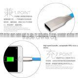 Fast Charge 2.0 Current Usb Data Sync Cable Charger Cable Metal Head Data Charging Cable thumbnail-5