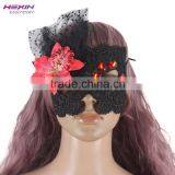 Mesh Crown Chain Christmas Black Lace Sale Party Mask For Women thumbnail-5