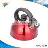 2.5L 0.33 MM body Nylon handle color boating body whistling Kettle
