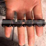 Natural Black Bian Stone Bangle thumbnail-2