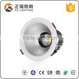 Hotel Project Antiglare 5 Years Warranty Recessed COB LED Downlight Ceiling Lamp