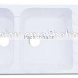 High Quality Hot Sale Black Acrylic Solid Surface Resin Stone Kitchen Sink,solid Surface Double Bowl Kitchen Sink thumbnail-3