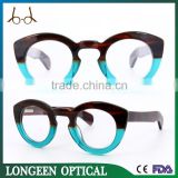 G3045-C1652 double colors glasses for girls/acetate eyewear/eyeglasses