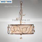 Hotel Round Fabric Pendant Light Amercian Pendant Lamp Decorative Lights thumbnail-1