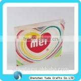rectangular fashion design desktop clear acrylic printing logo block for sale custom made in China