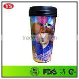 16 Ounce Removable Plastic mg With Glitter Card for Gift thumbnail-4