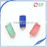 Hot Sale DIY Necklace Accesssory Wholesale Druzy Geodes Pendant for Women thumbnail-2