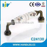 Shenzhen hardware new design ceramic cabinet drawer handles