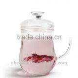 chinese tea cup with strainer with lid