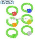 Green UV&Acrylic Ball Closure Ring (6G) thumbnail-1