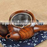 Unique Wooden Japanese Style Teapot thumbnail-2