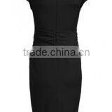 Light Green Wave Striped Sleeveless Dress Slim Dress Fashion thumbnail-5