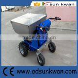 400kgs Landscaping Tubeless Electrical Power Wheelbarrow Garden Mini Dumper