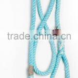 Heavy Duty Climbing Rope Dog Leash Safety Rope dog leash: Small sea foam dyed cotton rope leash