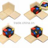 Preschool Training Learning Toys Montessori Trinomial Cube Math Education thumbnail-3