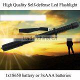 High Quality Led Flashlight Self-defense Led Torch Flashlight Zoom Tactical Flashlight thumbnail-2