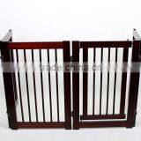 New Design Foldable Wooden Pet Gate Dog Fence thumbnail-4