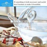 Clear Large Glass Fish Shaped Bowl thumbnail-3