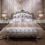 Italy Wood Bedroom Set, Concise and Elegant Girl's Bedroom Set, Hand Painting Wooden Kids Furniture Set thumbnail-5