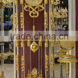 European Classic Style Bronze Mounted Floor Clock, Brass With 24K Gold Plated Angels Clock , Bronze Mounted Art thumbnail-5