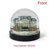 Acrylic Material Decorate Building Snow Globe thumbnail-3
