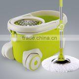 360 Rotation Magic Spin Mop With Twist Two Replacement Mop Heads Easy Hydrate Water thumbnail-1