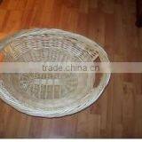 WILLOW WICKER LAUNDRY BASKET WITH HANDLES NATURAL COLOR LAUNDRY BASKET thumbnail-1