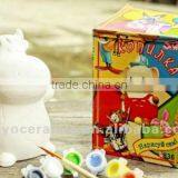 Ceramic DIY Paint Set Painting Education Bisque Cow