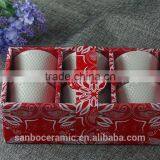 Wholesale Stock Cheap Porcelain 90CC Cawa Cup Ceramic Cup/tea Cup With Color Box thumbnail-1