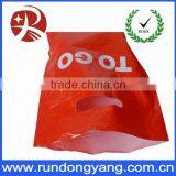 Custom Printed Die Cut Handle Plastic Bag for Cap Sale thumbnail-1