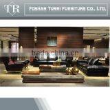 Contemporary Solid Wood Leather Leisure Arm Chair thumbnail-2