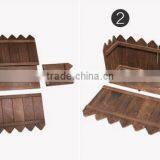 Wooden Decorative Flower Pots thumbnail-4