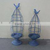 Metal Bird Plant Cage thumbnail-1