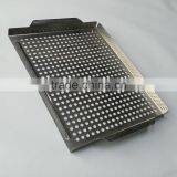 Non-stick Iron Square Grill Bbq Basket thumbnail-4