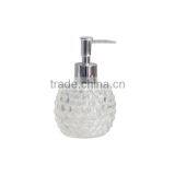 Transparent Resin Round Modern Design Soap Lotion Dispenser thumbnail-1